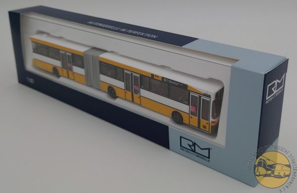 Modellbus "MB O405G; SSB, Stuttgart / Linie 81 / SHB-Sondermodell"